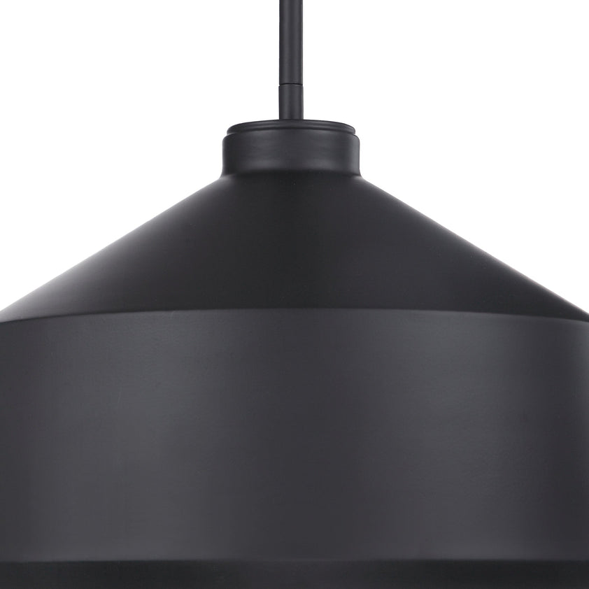 Holgate 1 Light Black Pendant