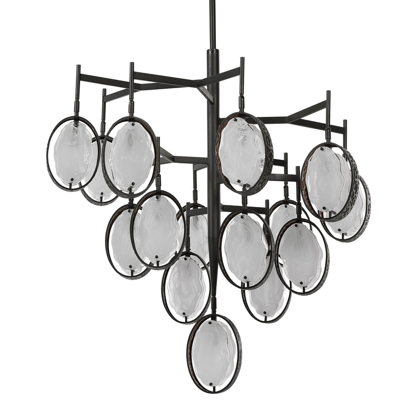 Maxin 15 Light Large Bronze Chandelier