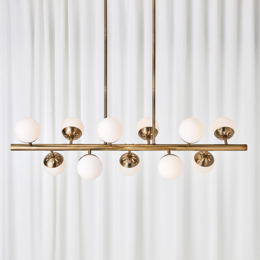 Droplet 11 Light Linear Chandelier