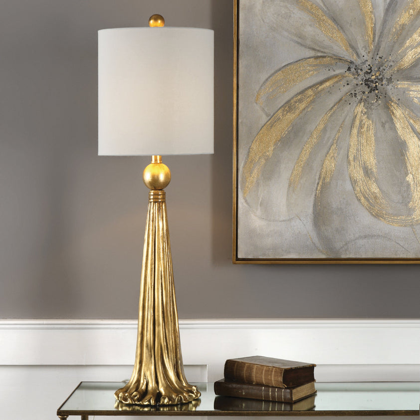 Paravani Metallic Gold Lamp