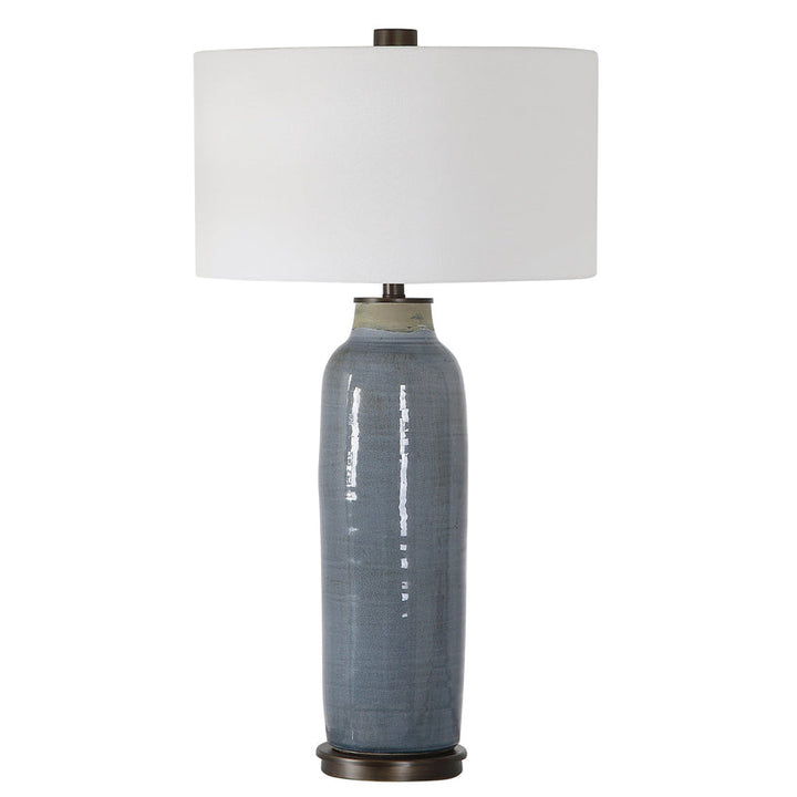 Vicente Slate Blue Table Lamp