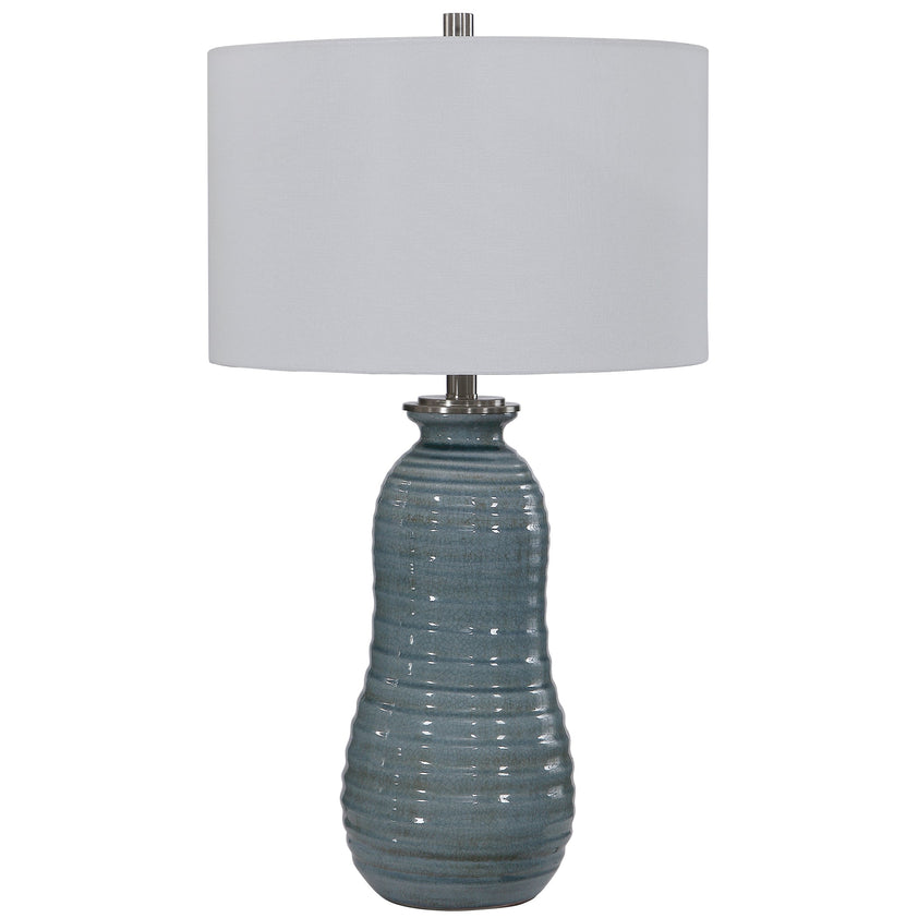 Zaila Light Blue Table Lamp