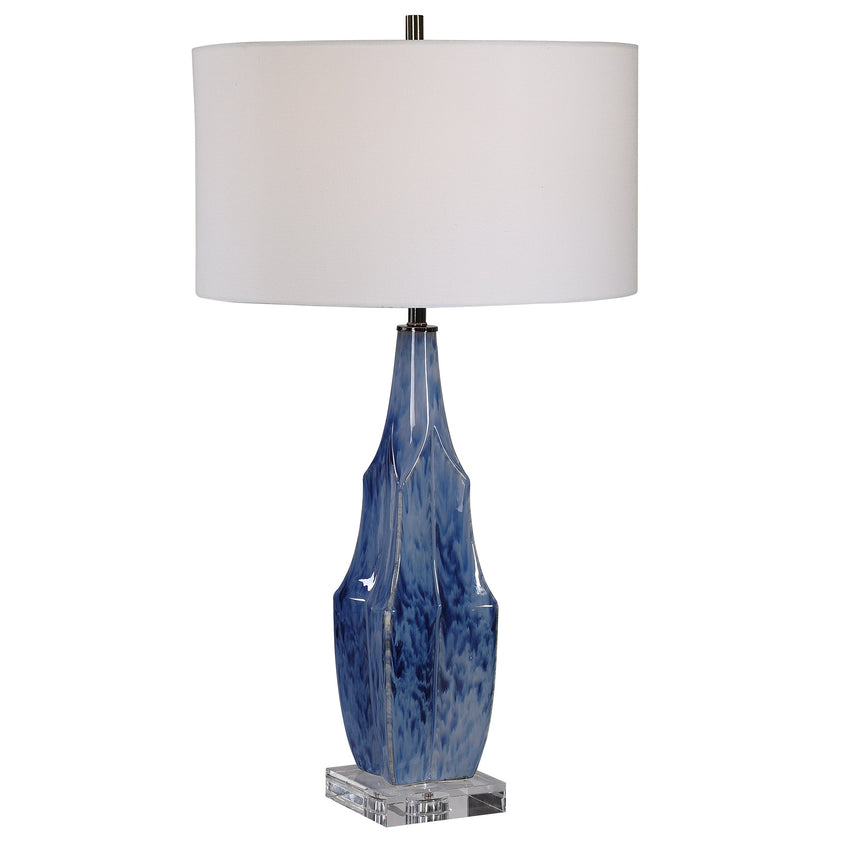 Everard Blue Table Lamp