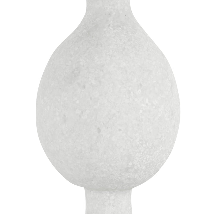 Inverse White Marble Table Lamp