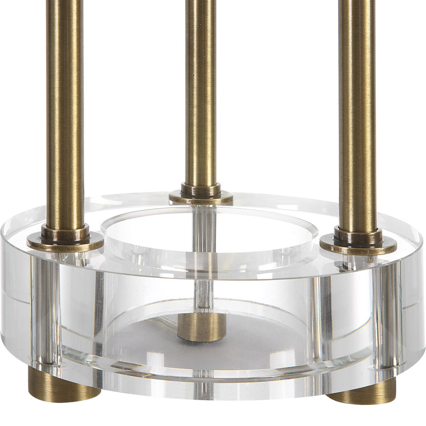 Pantheon Brass Rod Table Lamp