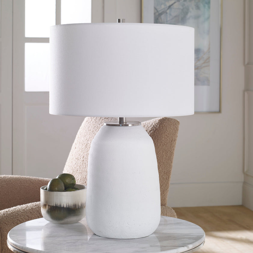 Heir Chalk White Table Lamp