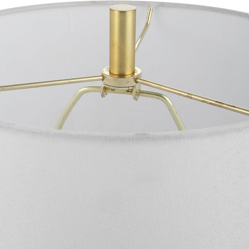 Turret Gold Buffet Lamp