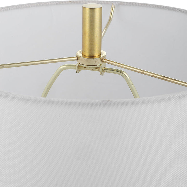 Turret Gold Buffet Lamp