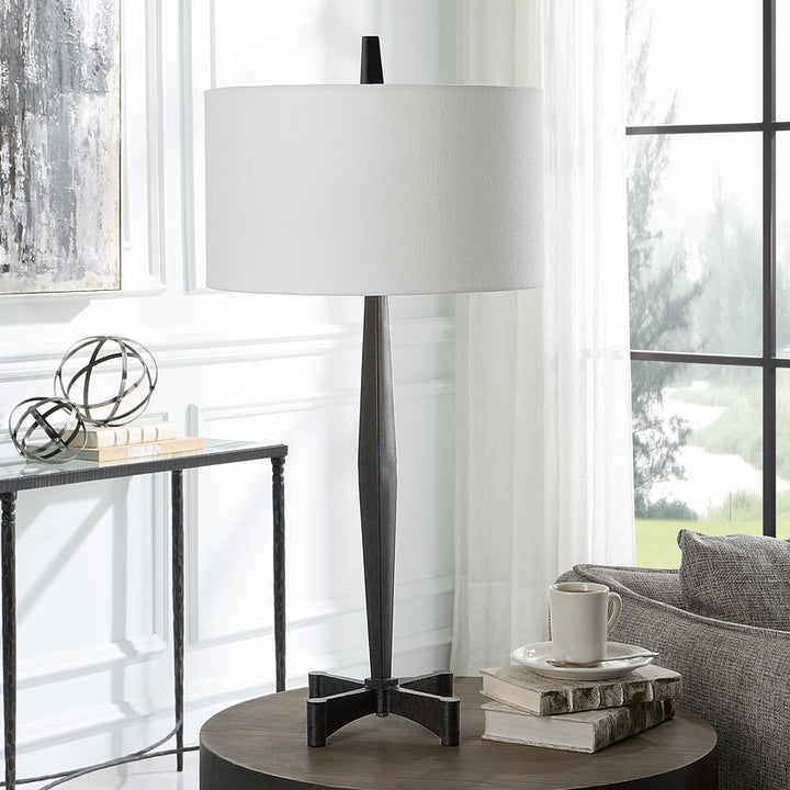 Counteract Rust Metal Table Lamp