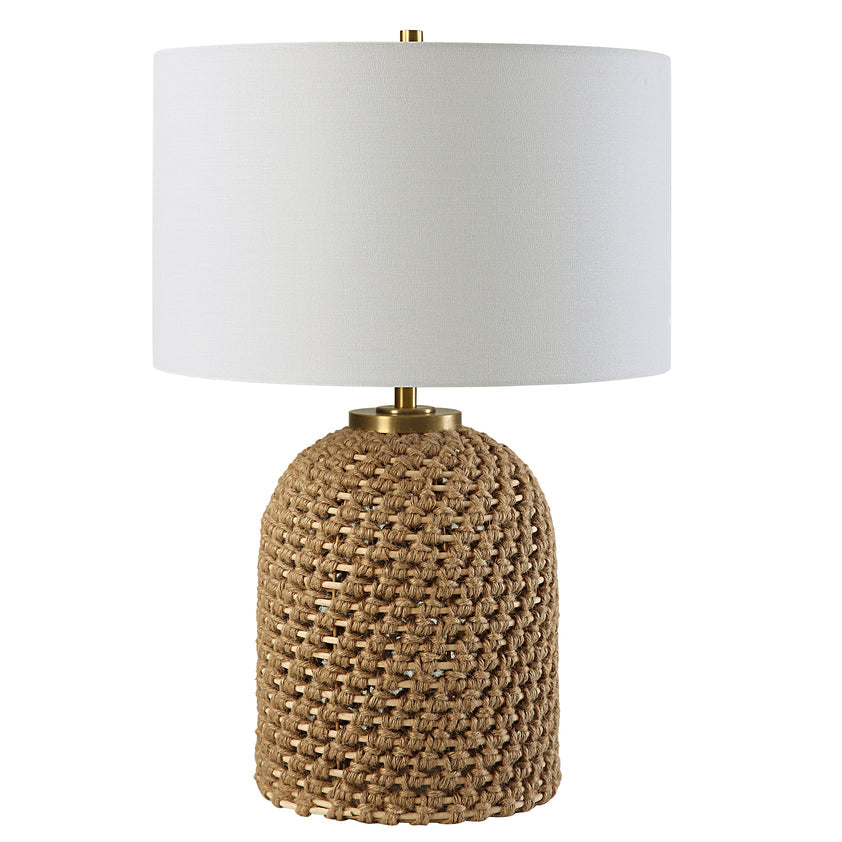 Kendari Rope & Rattan Table Lamp