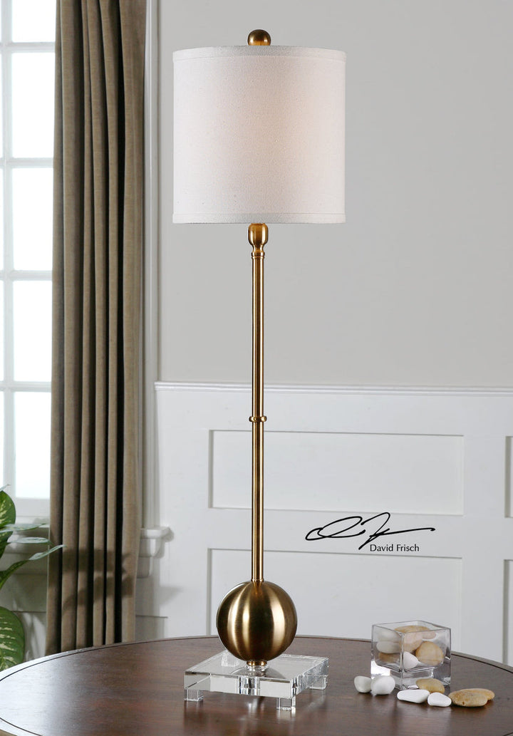 Laton Brass Buffet Lamp