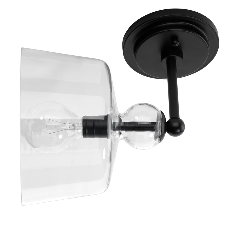 Hudson Wall Sconce-Black