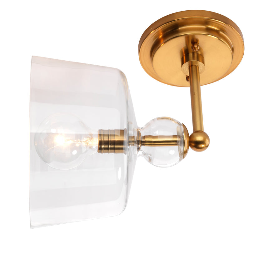 Hudson Wall Sconce-Brass