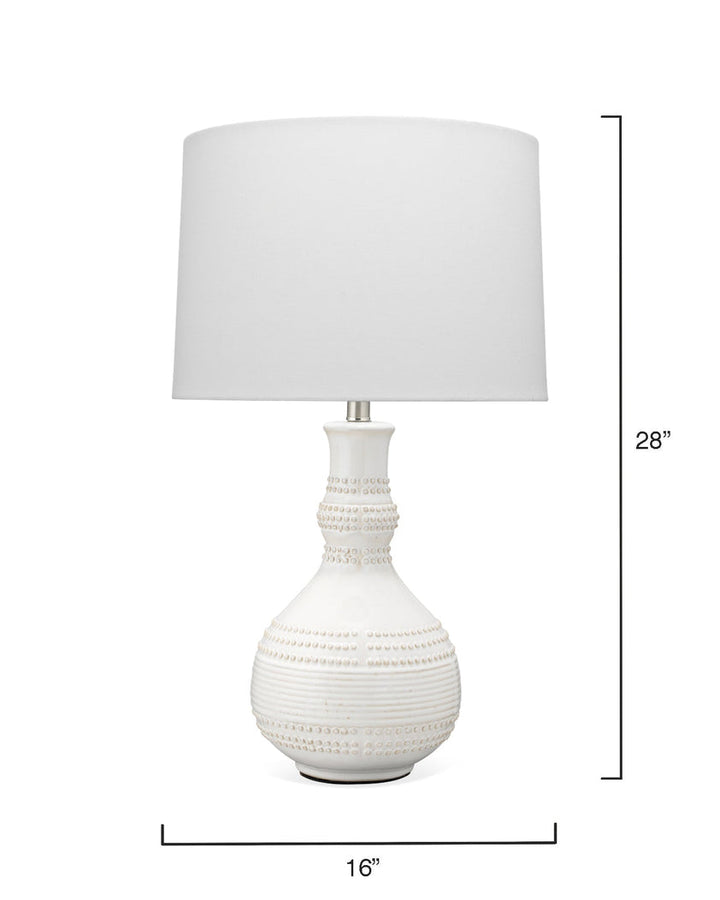 Droplet Table Lamp-White