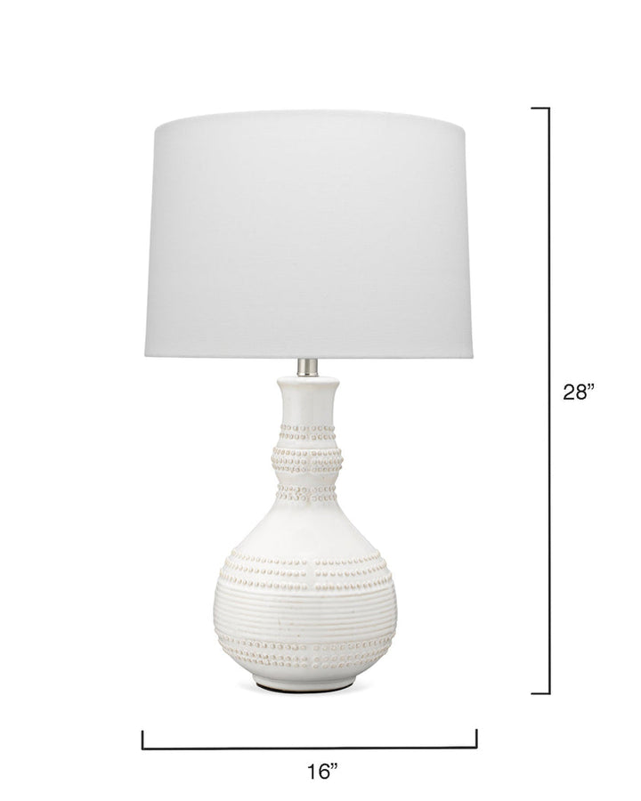 Droplet Table Lamp-White