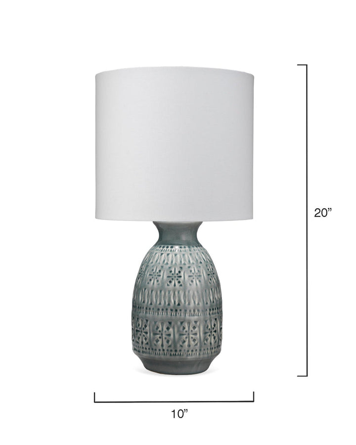 Frieze Table Lamp-Blue-LS9FRIEZESL