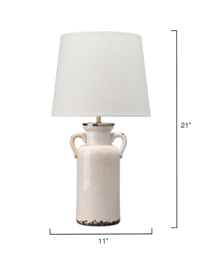 Piper Ceramic Table Lamp-Cream