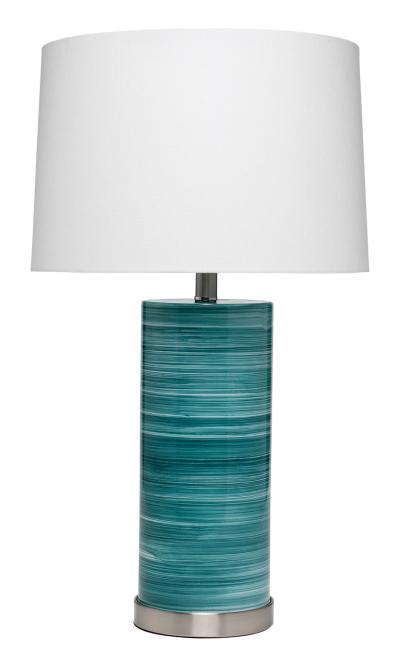 Casey Table Lamp-Turquoise