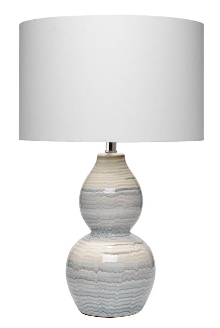 Catalina Wave Table Lamp-White-Blue