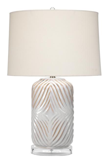 Harper Table Lamp-White