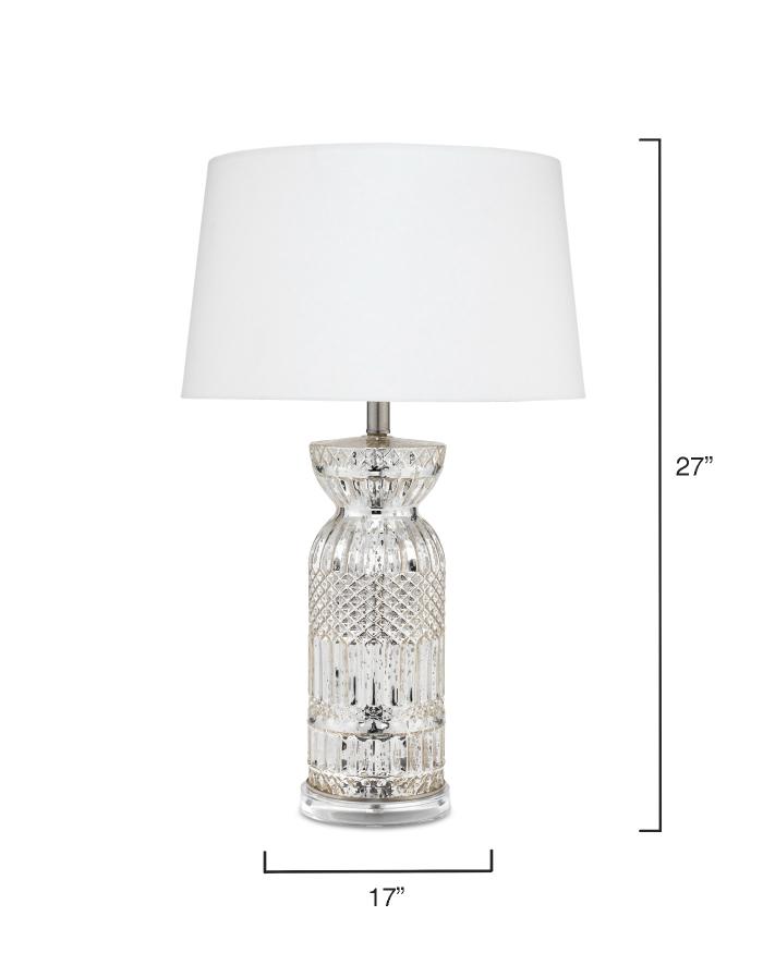 Isla Table Lamp-Silver