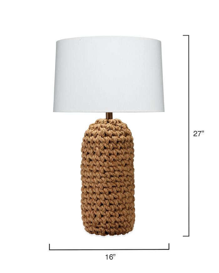 Lawrence Table Lamp-Brown