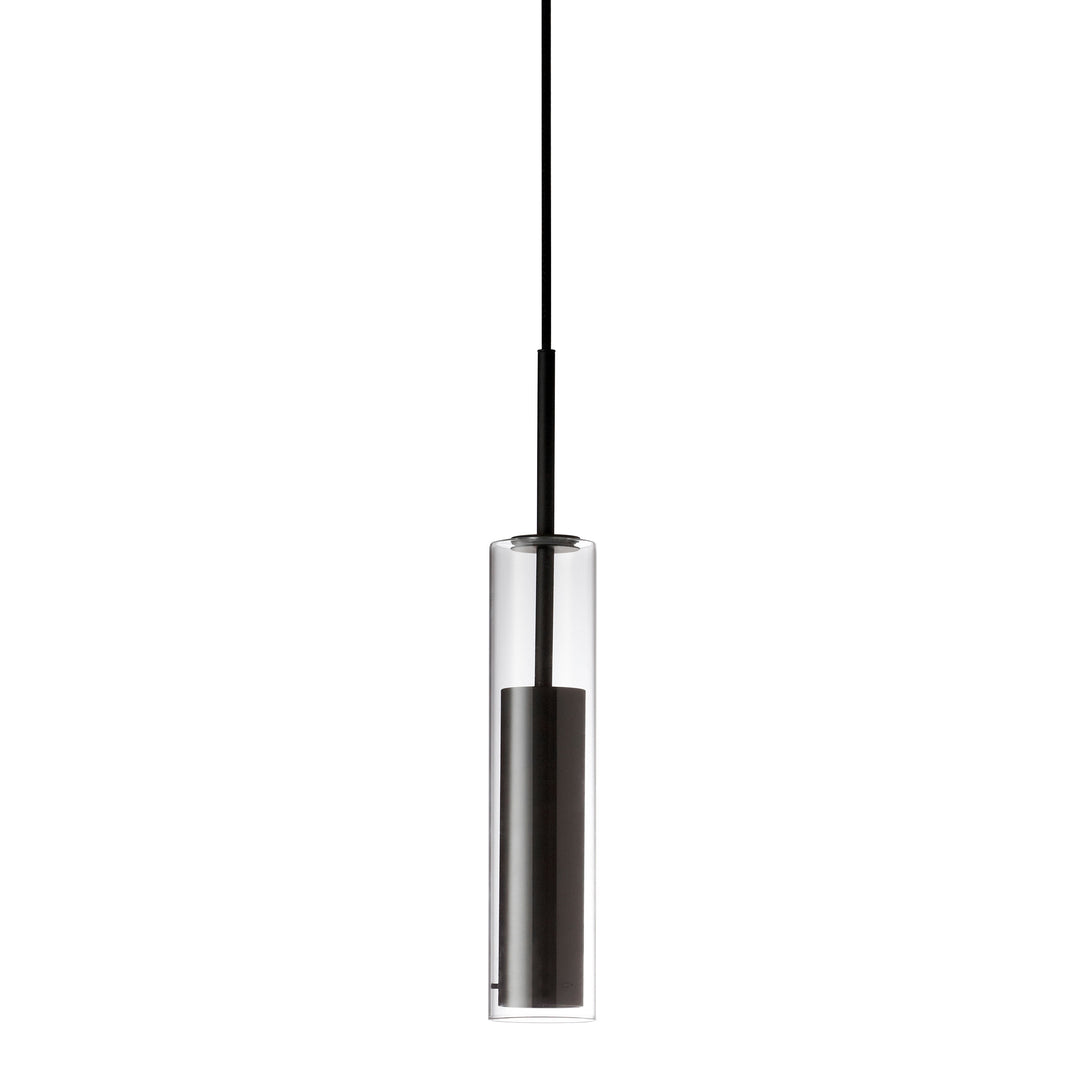 Dainolite 6W Pendant, Aged Brass Finish with Clear Glass