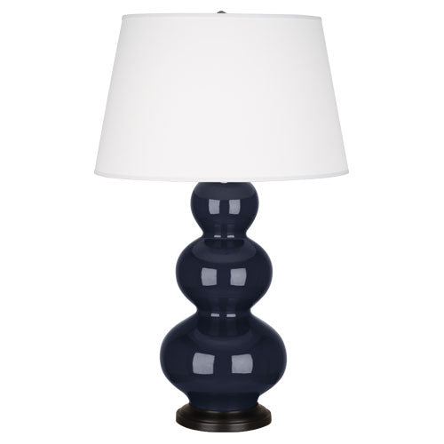 Midnight Triple Gourd Table Lamp-Style Number MB41X