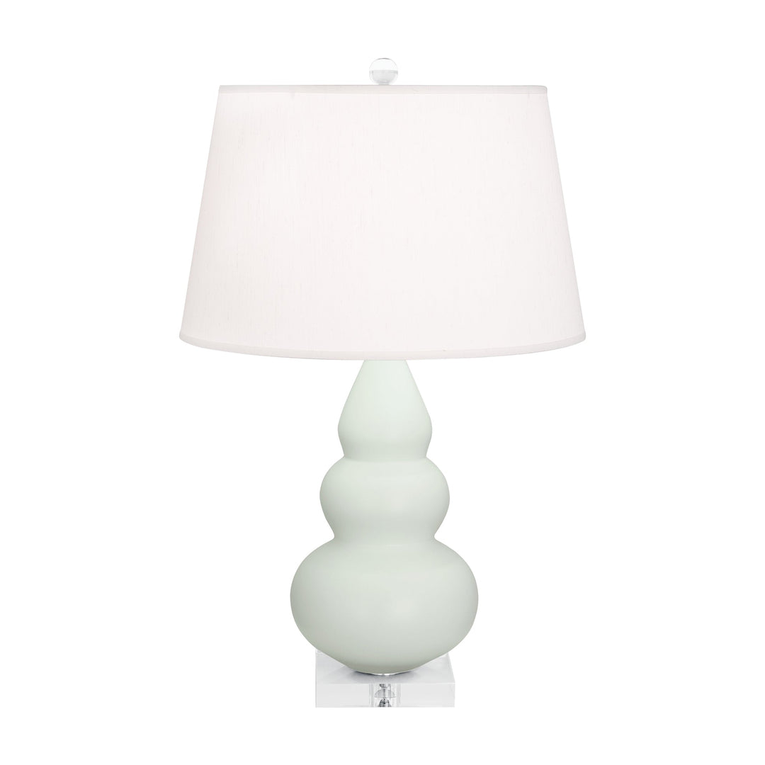 Matte Celadon Small Triple Gourd Accent Lamp-Style Number MCL33