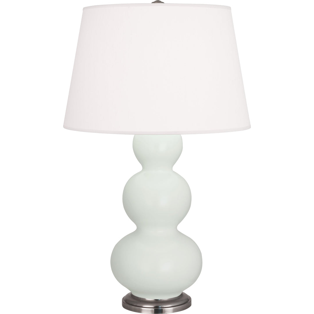 Matte Celadon Triple Gourd Table Lamp-Style Number MCL42