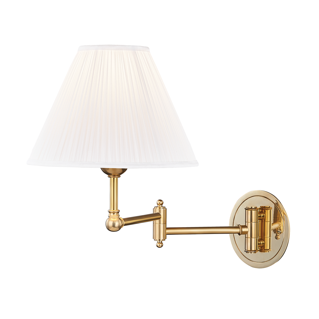 Signature No.1 Wall Sconce 14" - Aged Brass