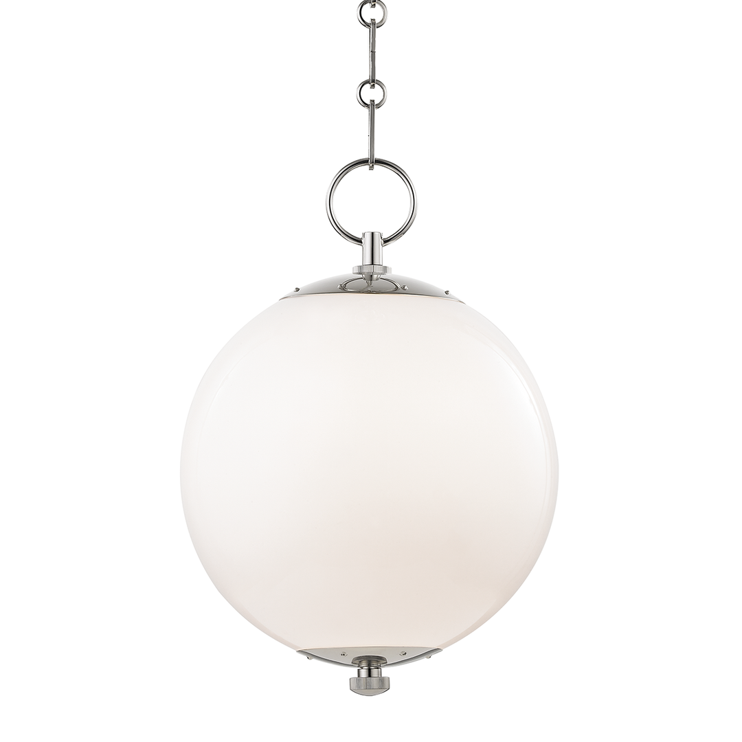 Sphere No.1 Pendant 15" - Polished Nickel