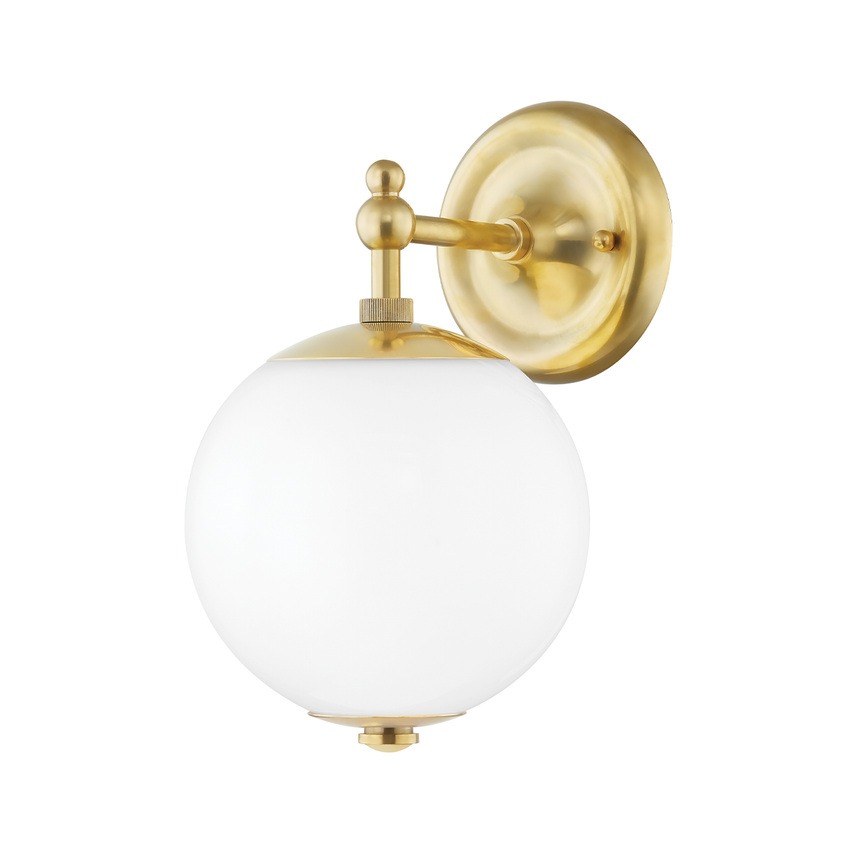 Sphere No.1 Wall Sconce - Aged Brass