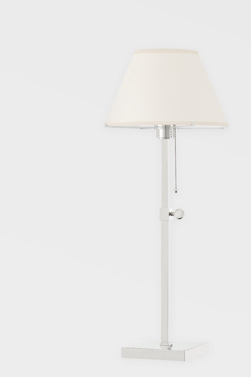 Leeds Table Lamp - Polished Nickel