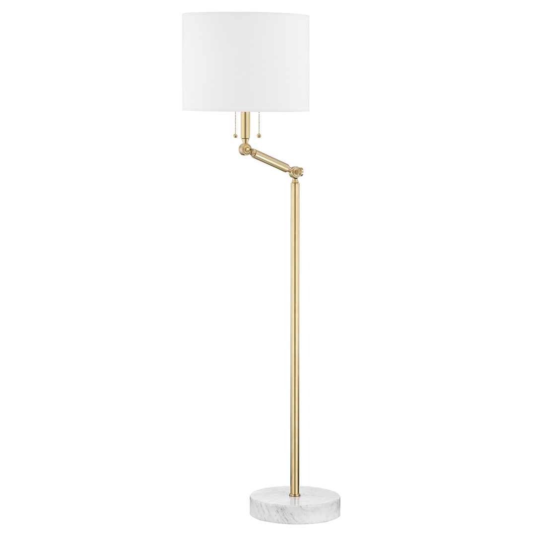 Essex Floor Lamp - Aged Brass