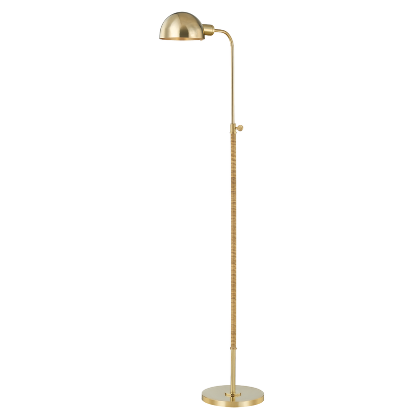 Devon Floor Lamp - Aged Brass