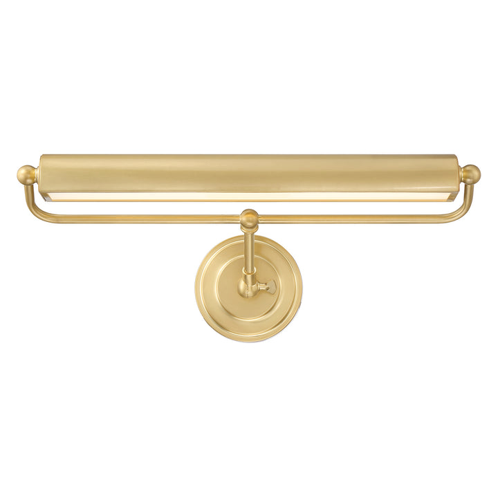 Crystorama Miller Integrated LED Aged Brass Sconce