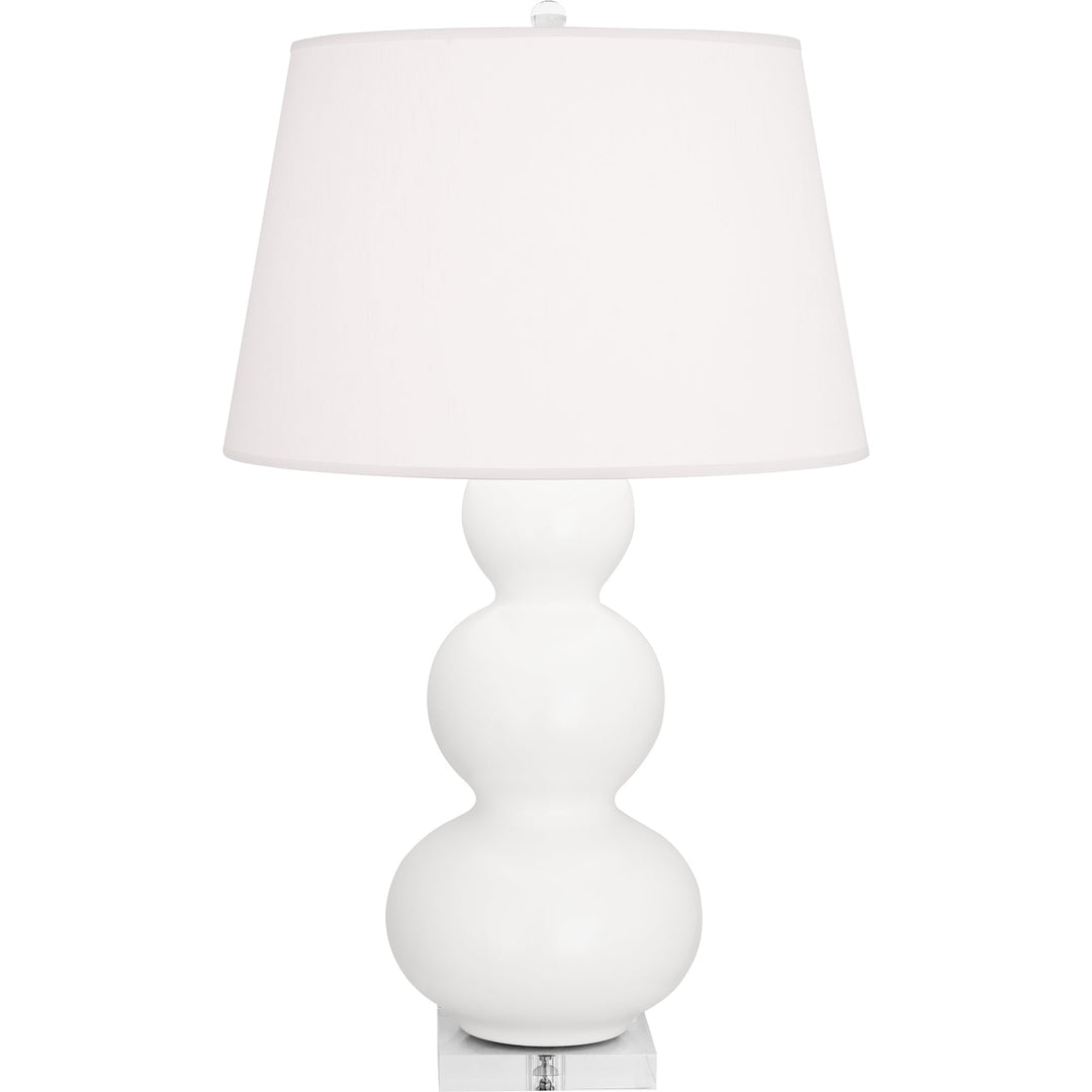 Matte Lily Triple Gourd Table Lamp-Style Number MLY43