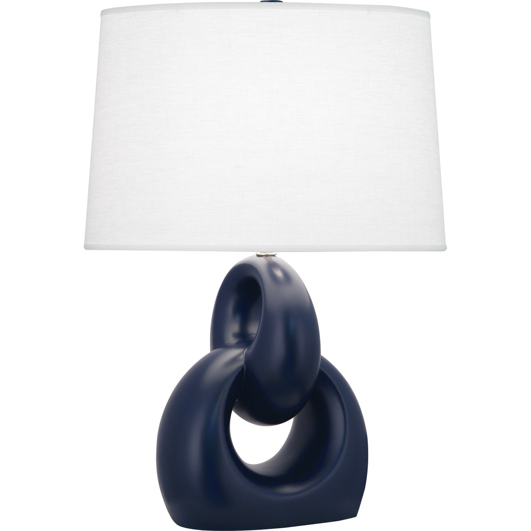 Matte Midnight Blue Fusion Table Lamp-Style Number MMB81