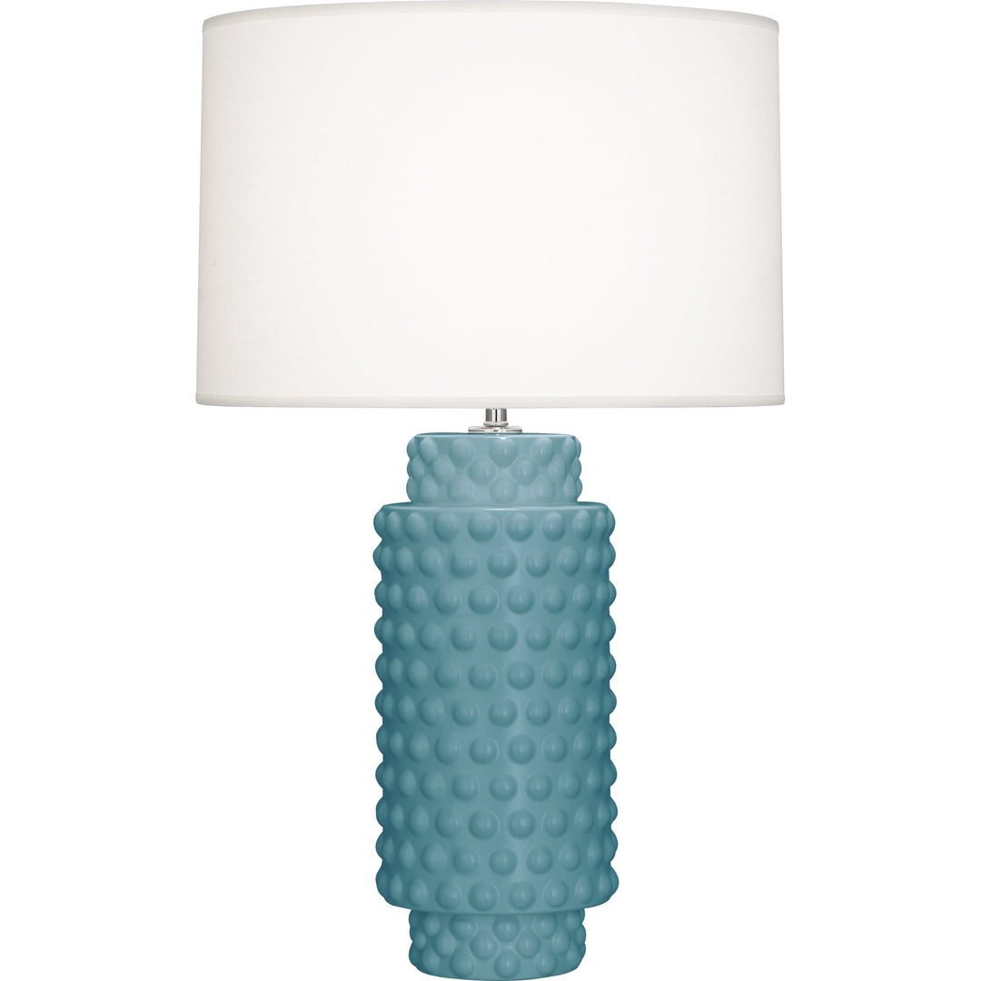 Matte Steel Blue Dolly Table Lamp-Style Number MOB08