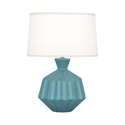 Matte Steel Blue Orion Table Lamp-Style Number MOB18