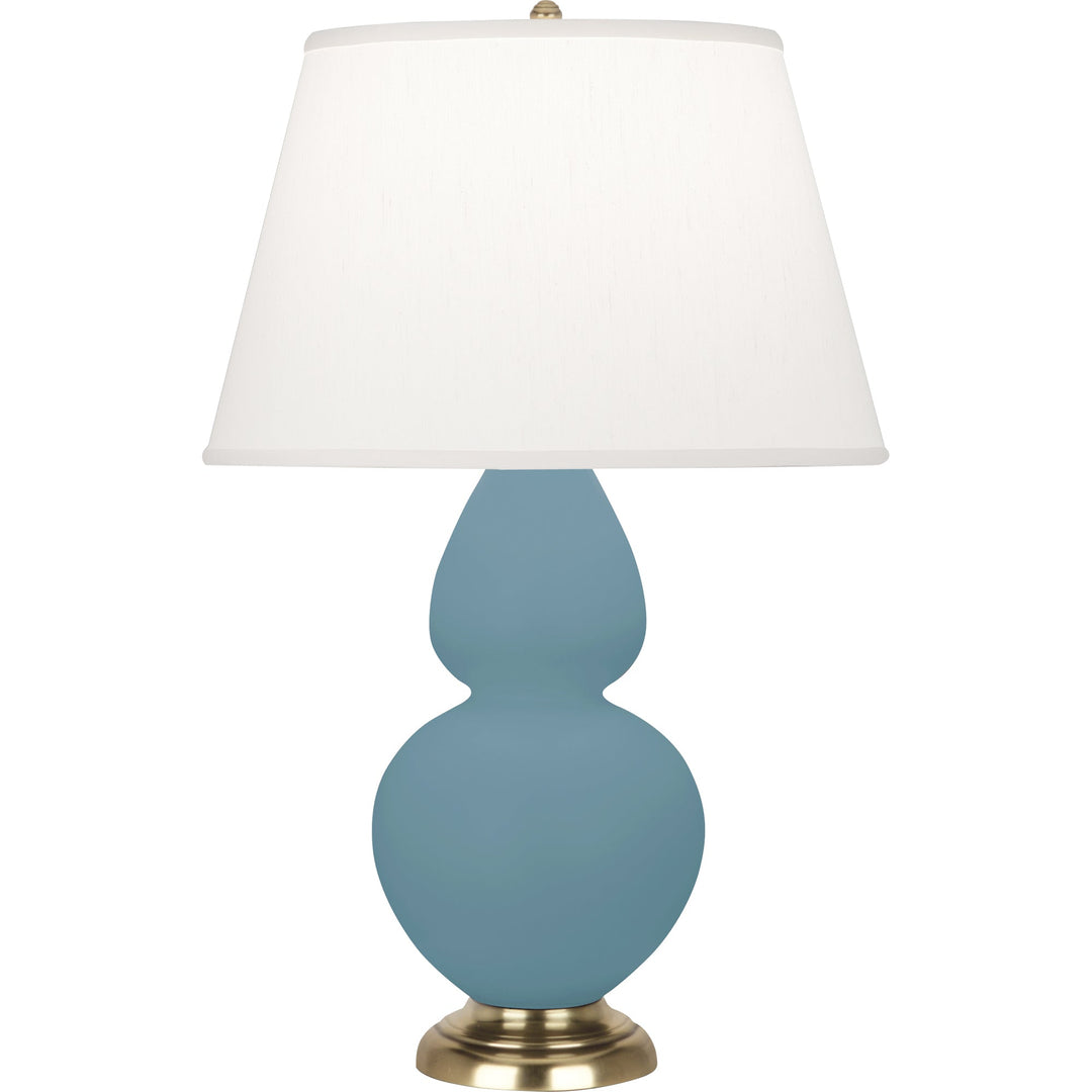 Matte Steel Blue Double Gourd Table Lamp-Style Number MOB55