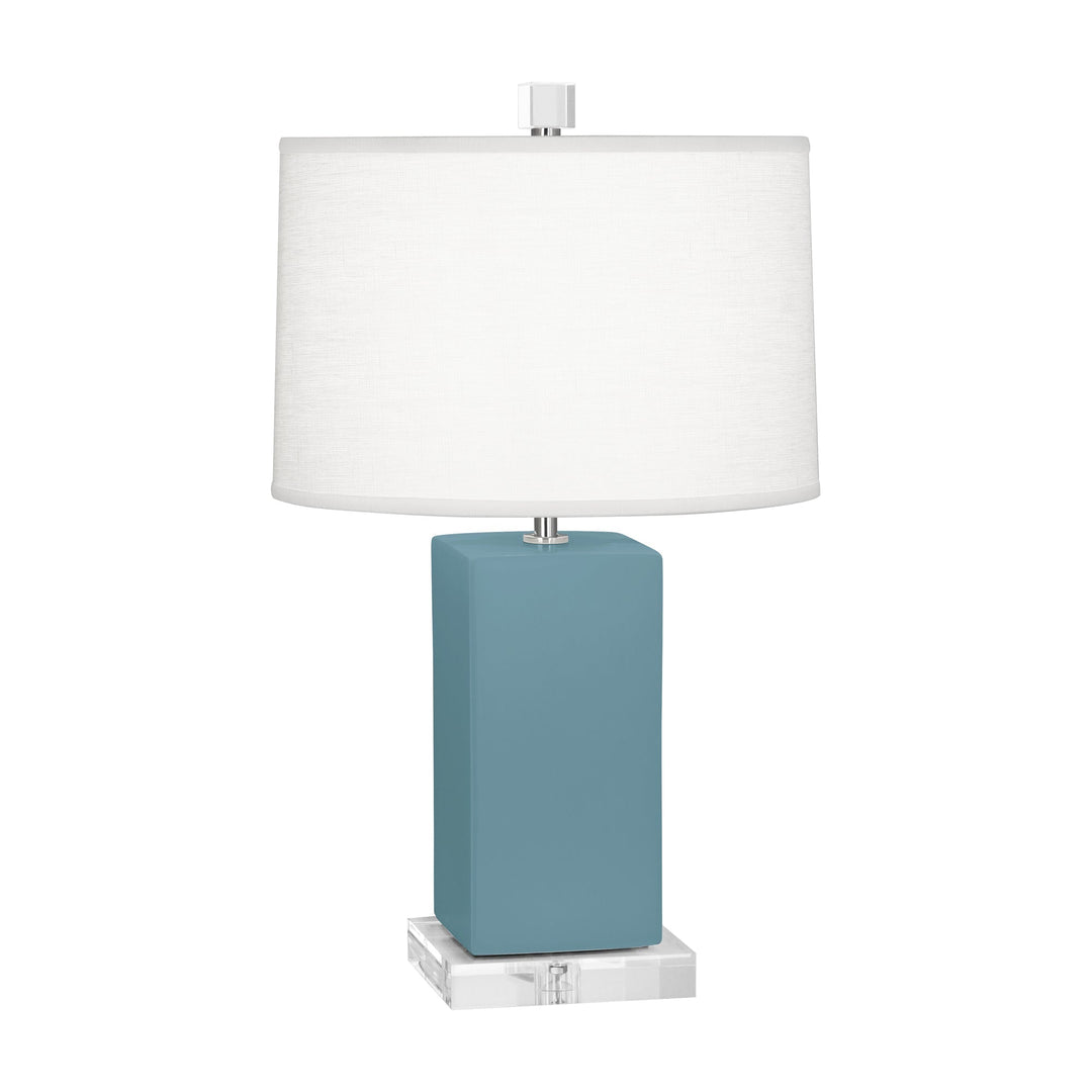 Matte Steel Blue Harvey Accent Lamp-Style Number MOB90