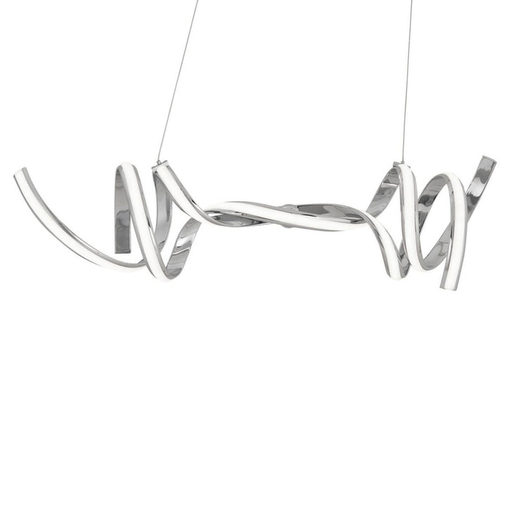 Munich LED Horizontal Chandelier // Chrome