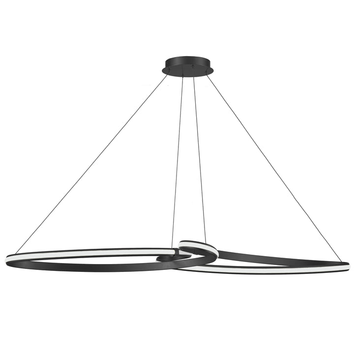 Dainolite 76W LED Nola Horizontal Pendant Aged Brass