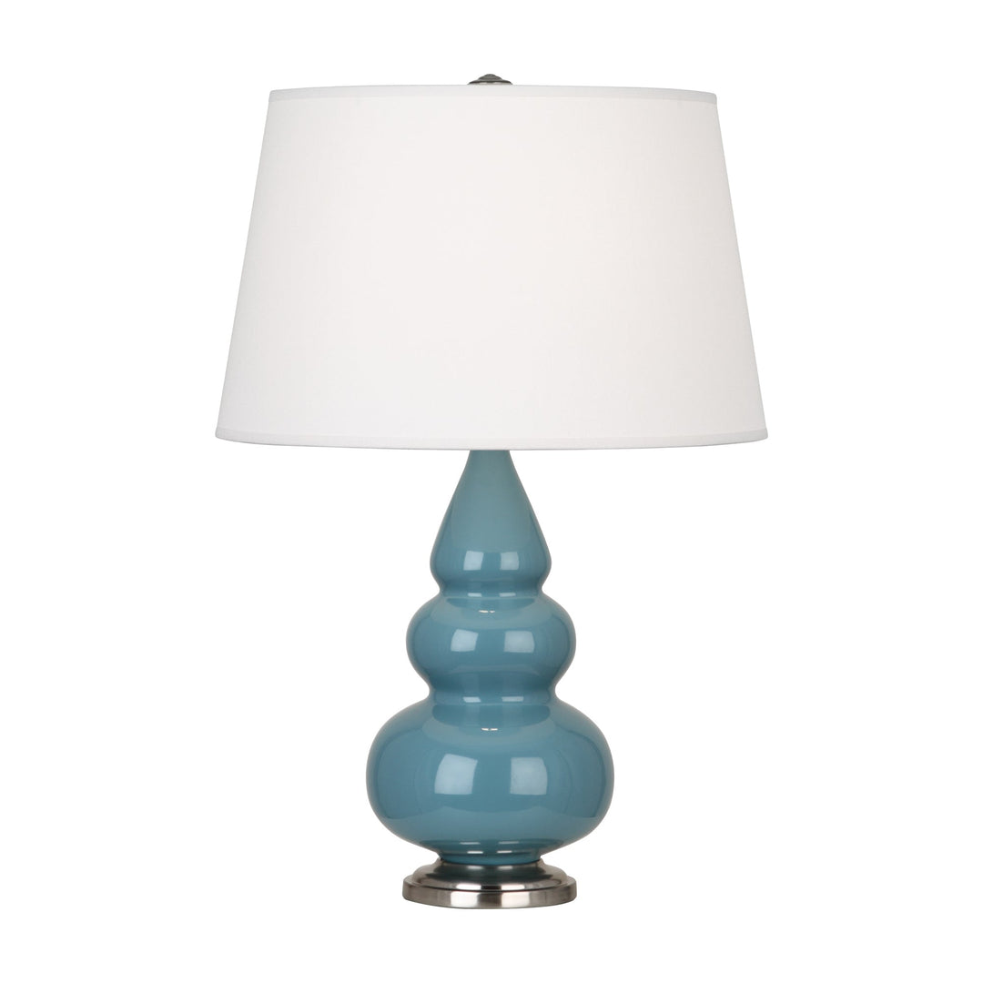 Steel Blue Small Triple Gourd Accent Lamp-Style Number OB32X