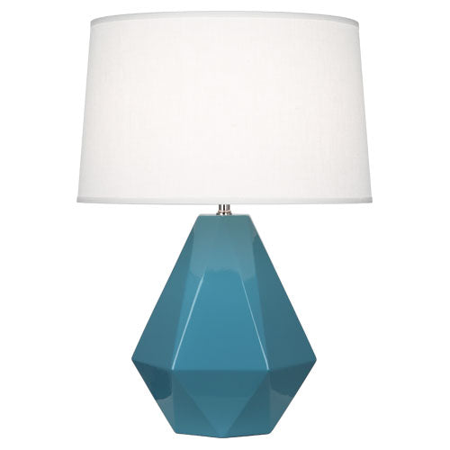 Steel Blue Delta Table Lamp-Style Number OB930