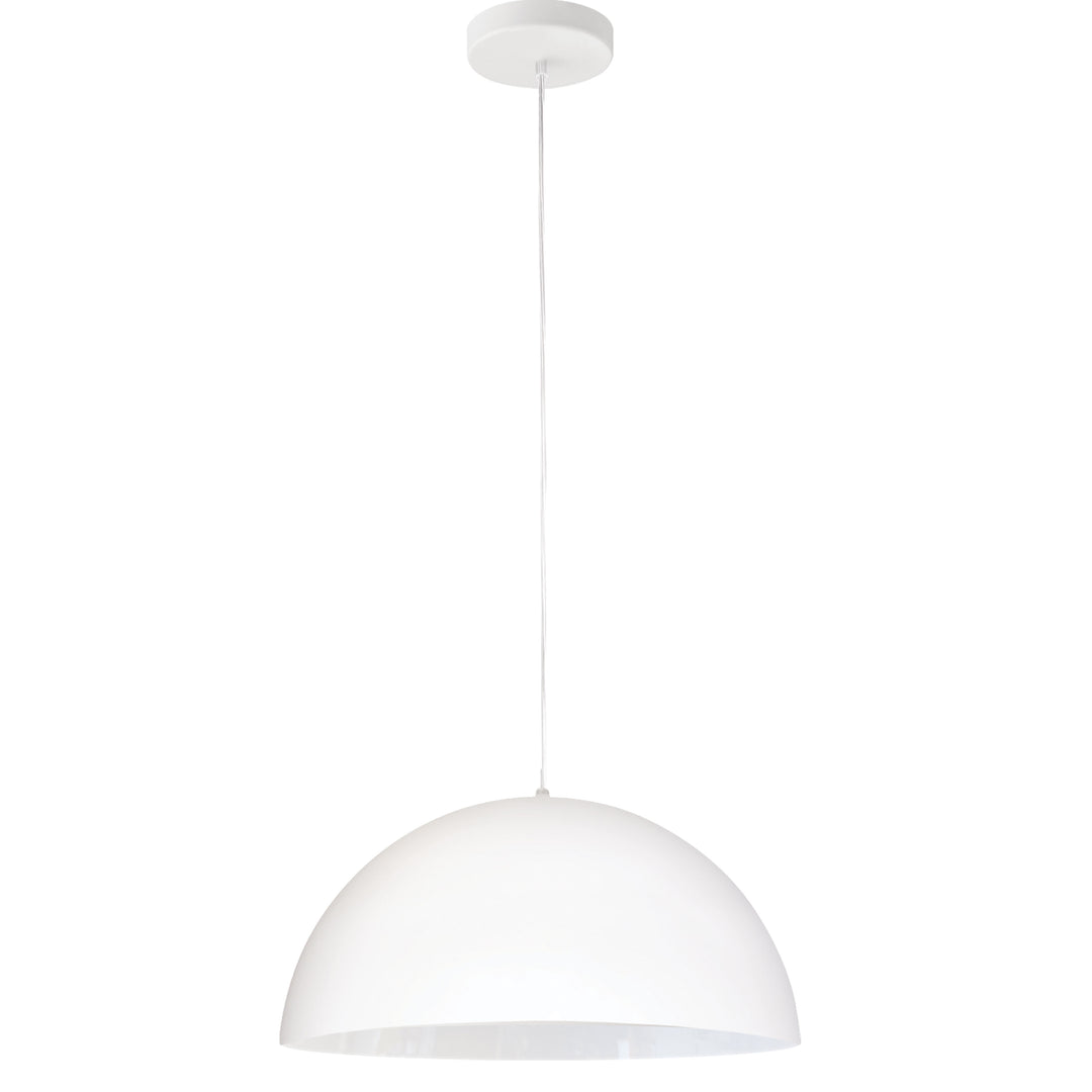 Dainolite 1 Light Incandescent Pendant, Matte Black