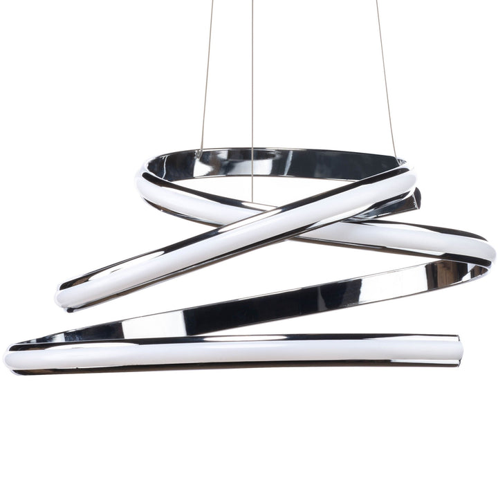 Oslo LED Adjustable Chandelier // Chrome