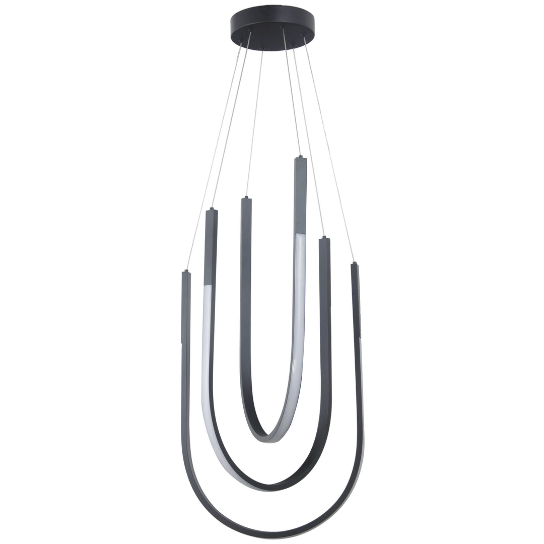 Dainolite 62W Pendant Aged Brass with White Silicone Diffuser